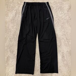 Nike Training Sweatpants Mens 2XL Track Pants Black Gray Pockets Drawstrings